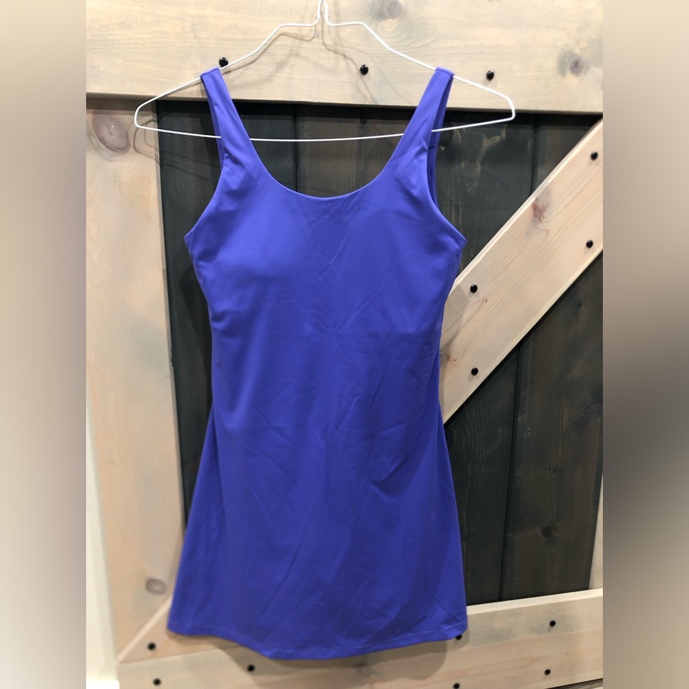 Vibrant Purple Match Point Zyia Athletic Sleeveless Dress